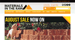 Desktop Screenshot of materialsintheraw.com.au